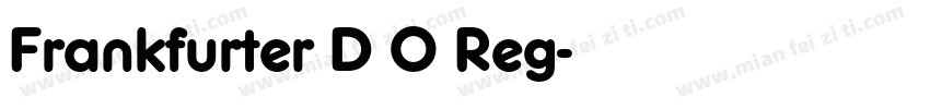 Frankfurter D O Reg字体转换